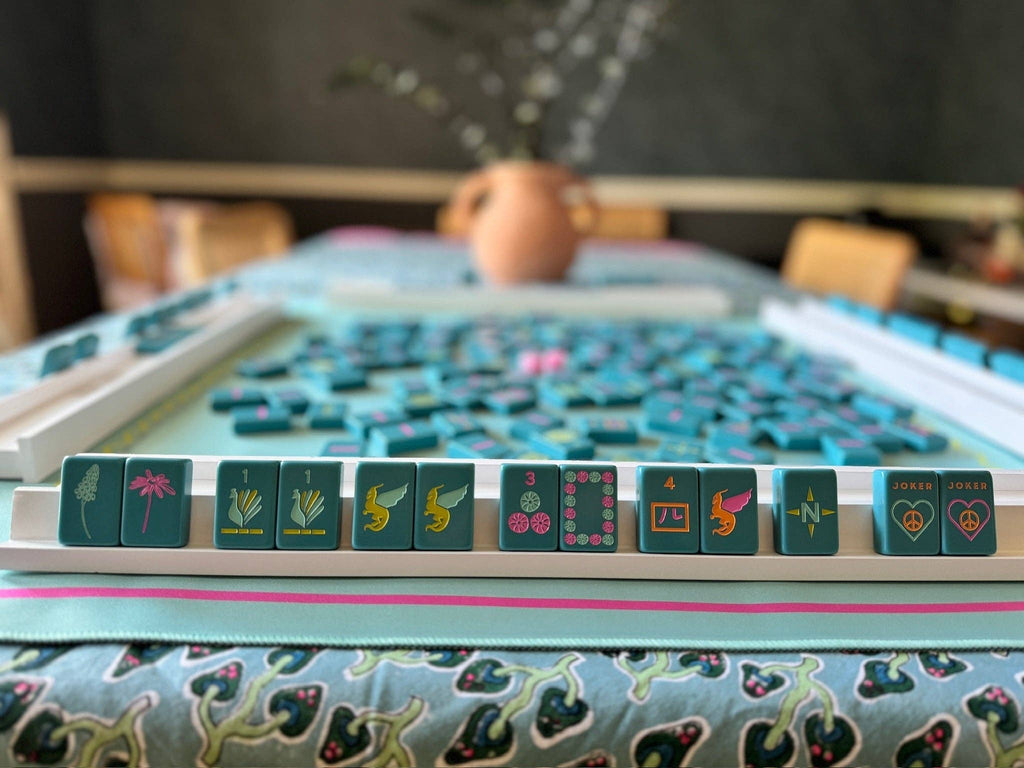 Peace Love Mahjong - OG Mahj Tiles | Totally Teal
