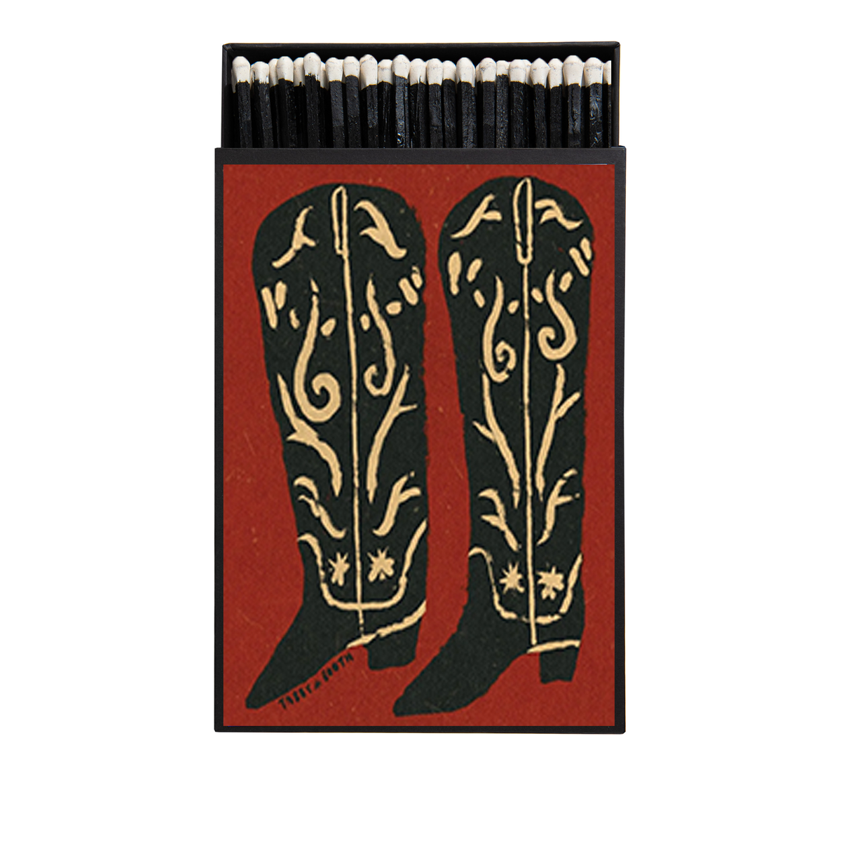 Archivist Keepsake Matchbox - Cowboy Boots