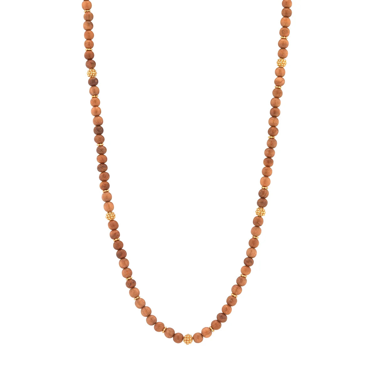 Capucine De Wulf Berry Single Strands Beads Necklace - 32" | Teak *