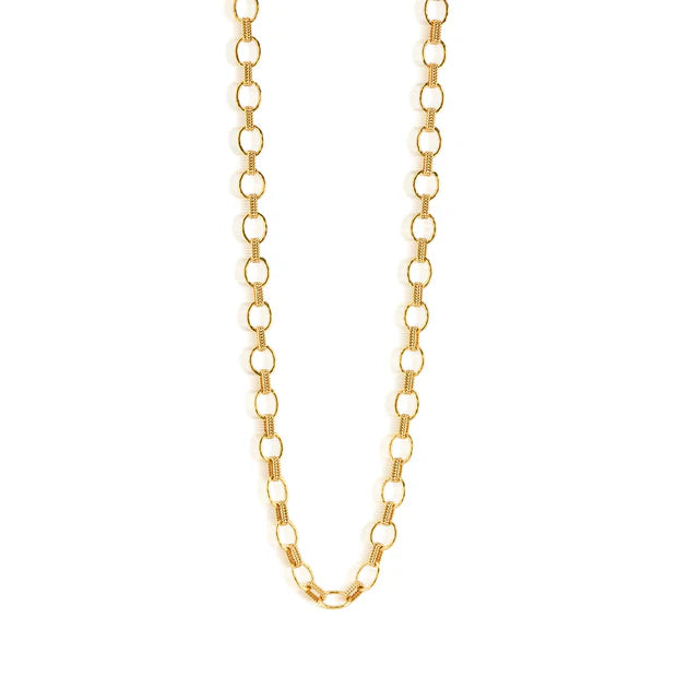 Capucine De Wulf Cleopatra 32" Small Link Necklace - Gold