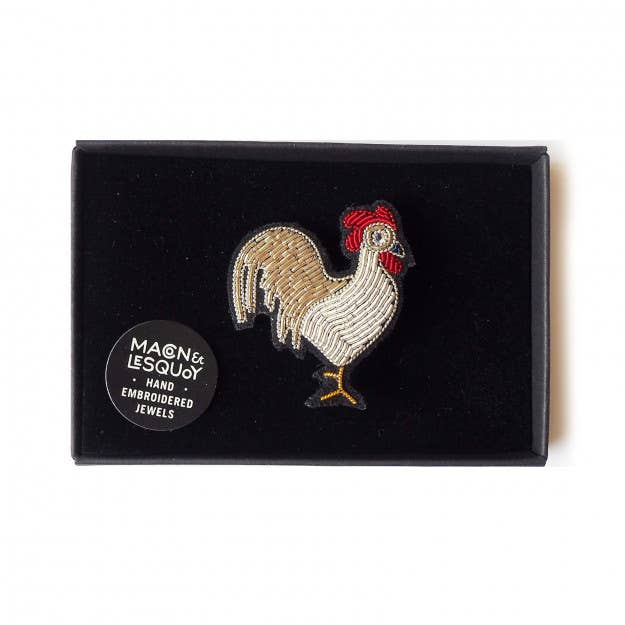 Macon & Lesquoy - Brooch - Golden Rooster