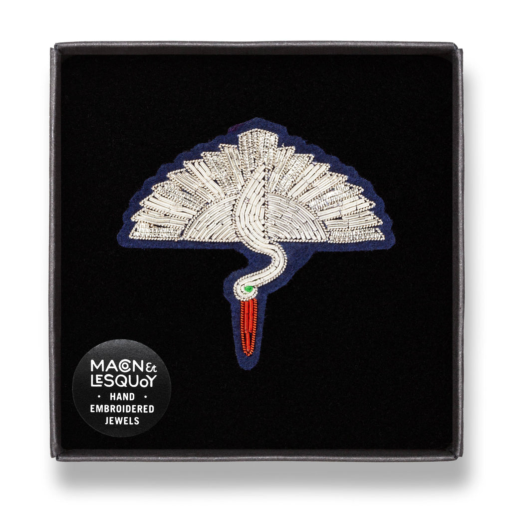 Macon & Lesquoy - Brooch - Cigogne