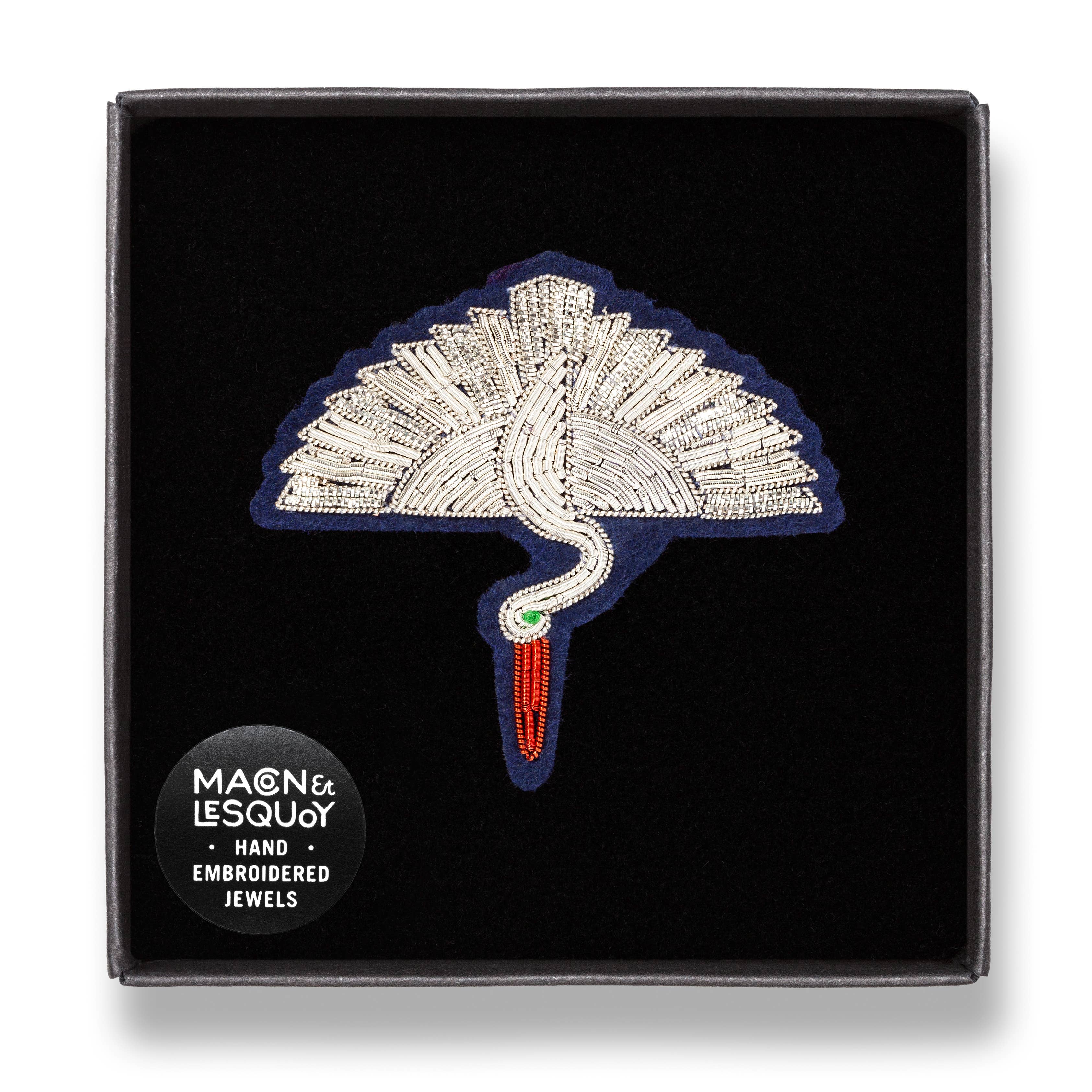 Macon & Lesquoy - Brooch - Cigogne
