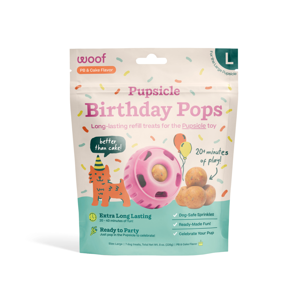 Woof - Birthday Pops: Large