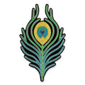 Macon & Lesquoy - Brooch - Peacock Feather