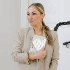 Uashmama Gimi Purse Small - Woven Silver