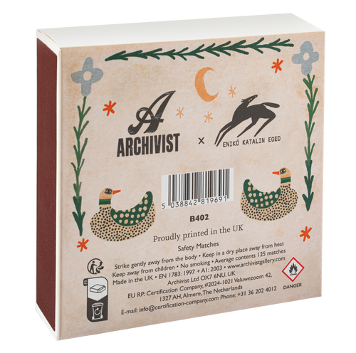 Archivist Keepsake Matchbox - Spotted Duck
