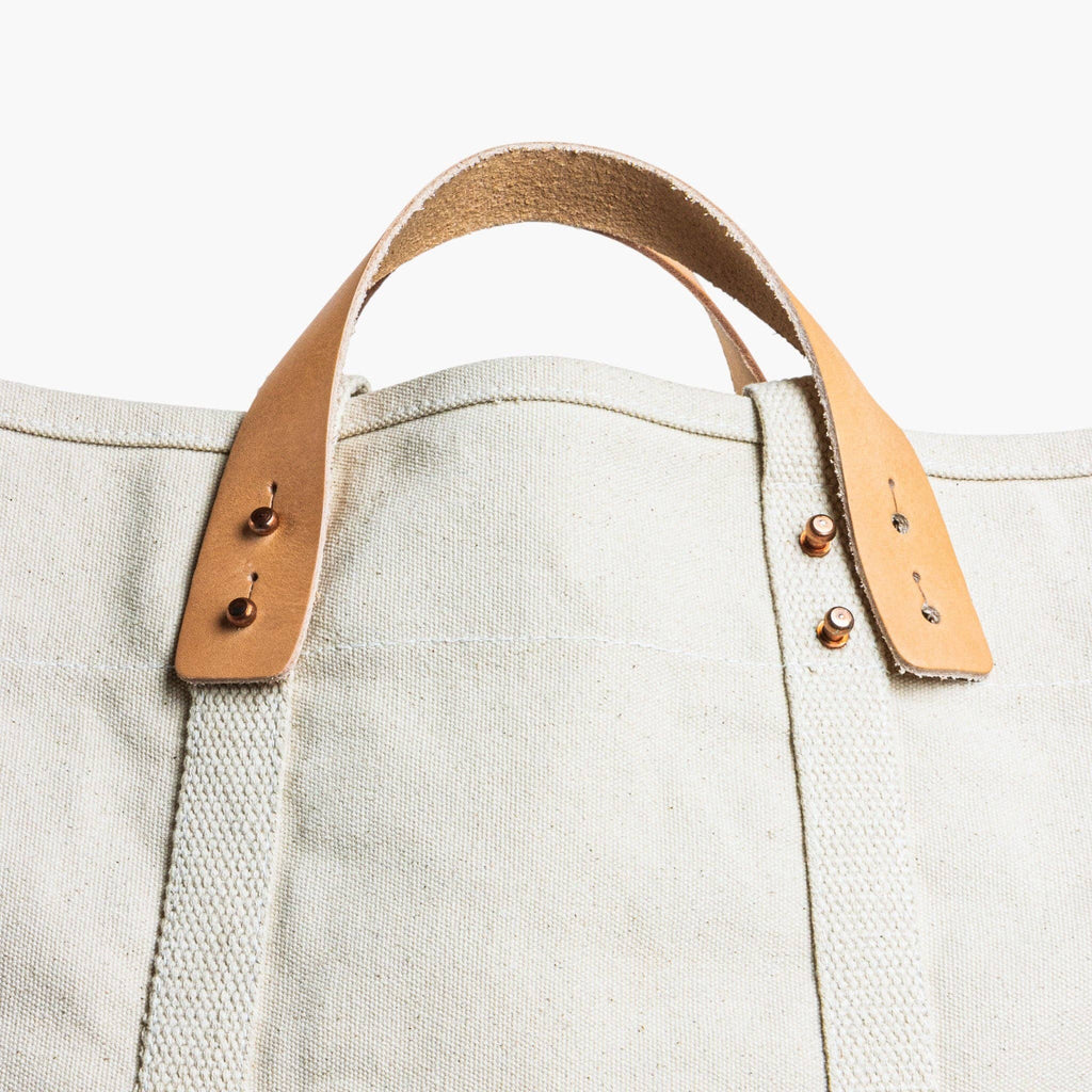 IMMODEST COTTON - Large East West Tote | Natural