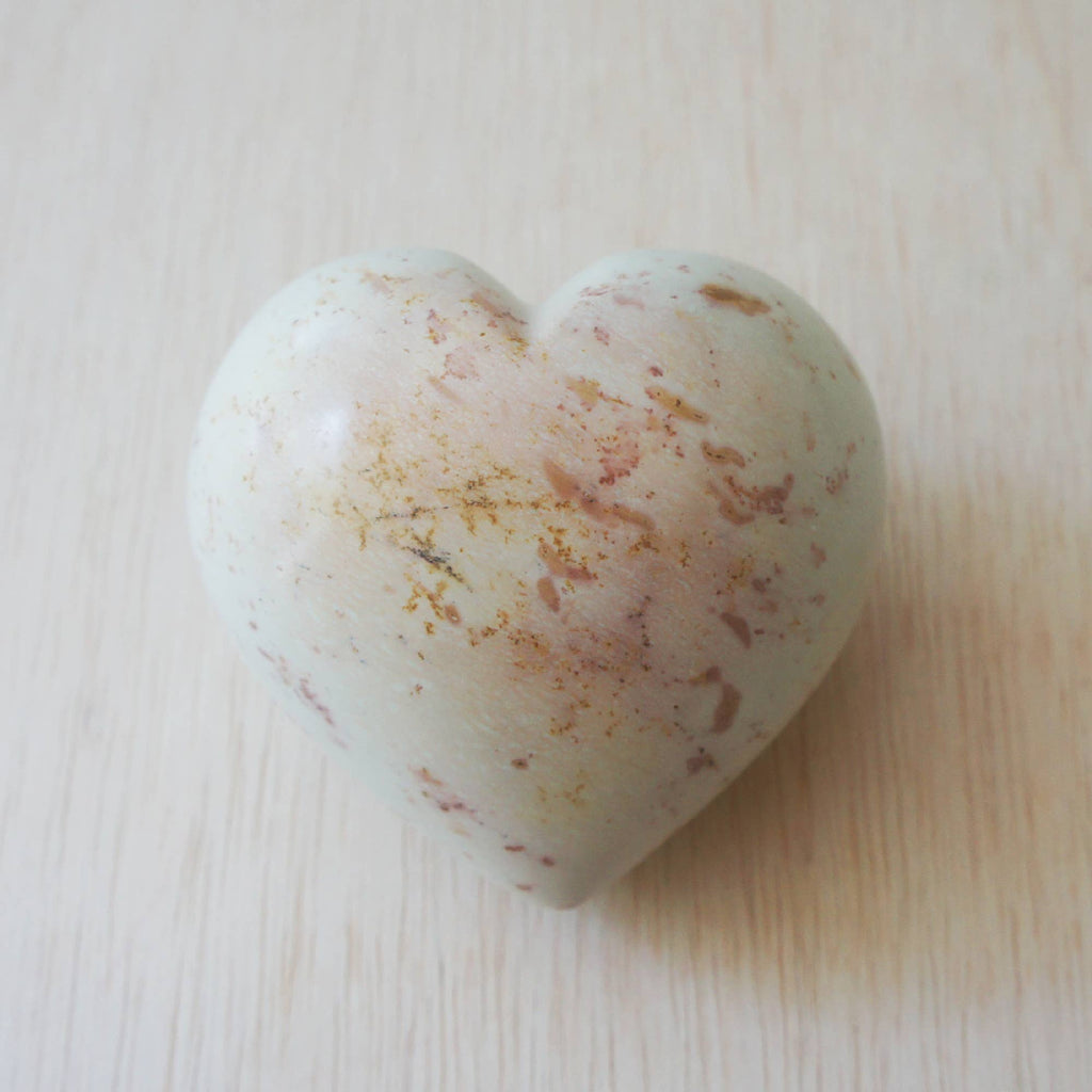 Soapstone Hand-Carved Large Heart