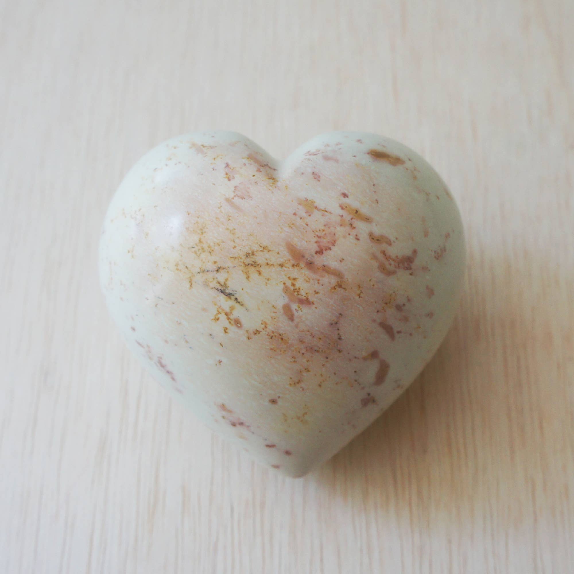 Soapstone Hand-Carved Large Heart
