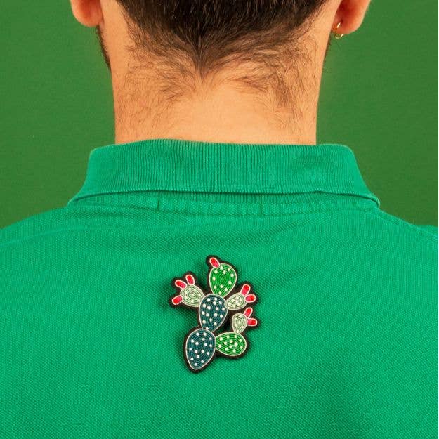 Macon & Lesquoy - Brooch - Prickly Pear