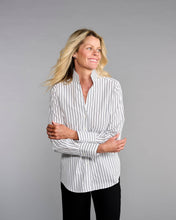 Load image into Gallery viewer, Claridge + King - The League in Black + White Stripe: XS
