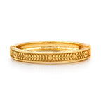 Capucine De Wulf Berry Vine Hinged Bangle - Gold S/M