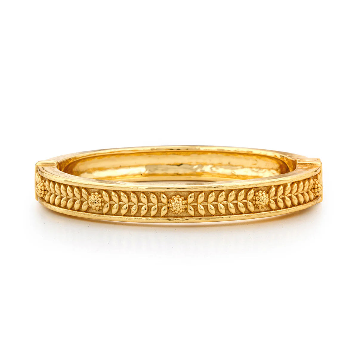 Capucine De Wulf Berry Vine Hinged Bangle - Gold S/M