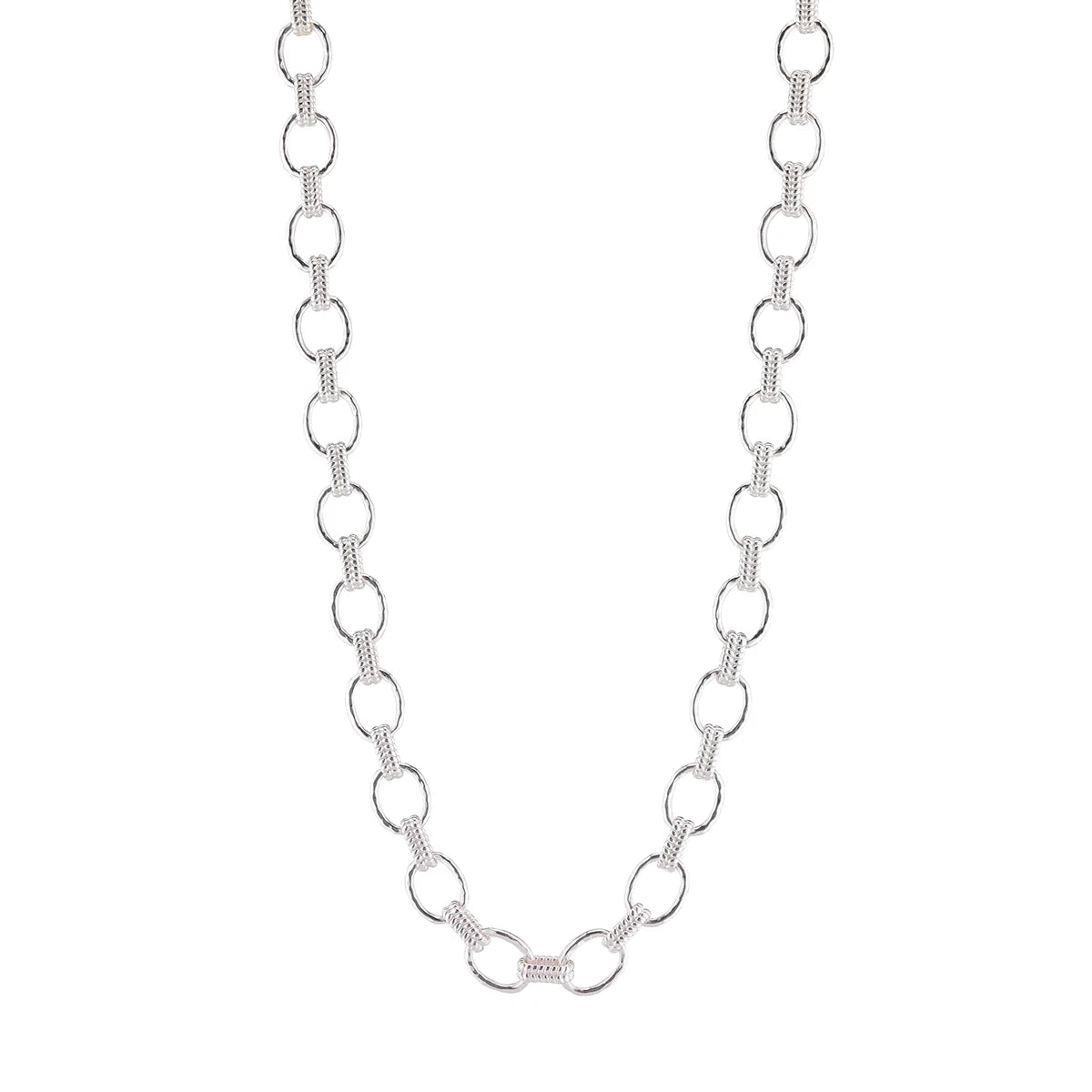Capucine De Wulf Cleopatra Small Link Necklace - 16" + 2" | Silver *