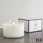 No. 01 Wild Currant - Clear Glass Three-Wick Candle