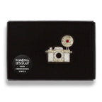Macon & Lesquoy - Brooch - Silver Camera