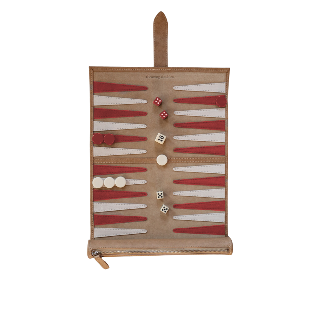 Throwing Doubles - Travel Backgammon Board - Monaco