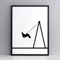 HAM - Swing Rabbit Print