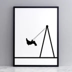 HAM - Swing Rabbit Print