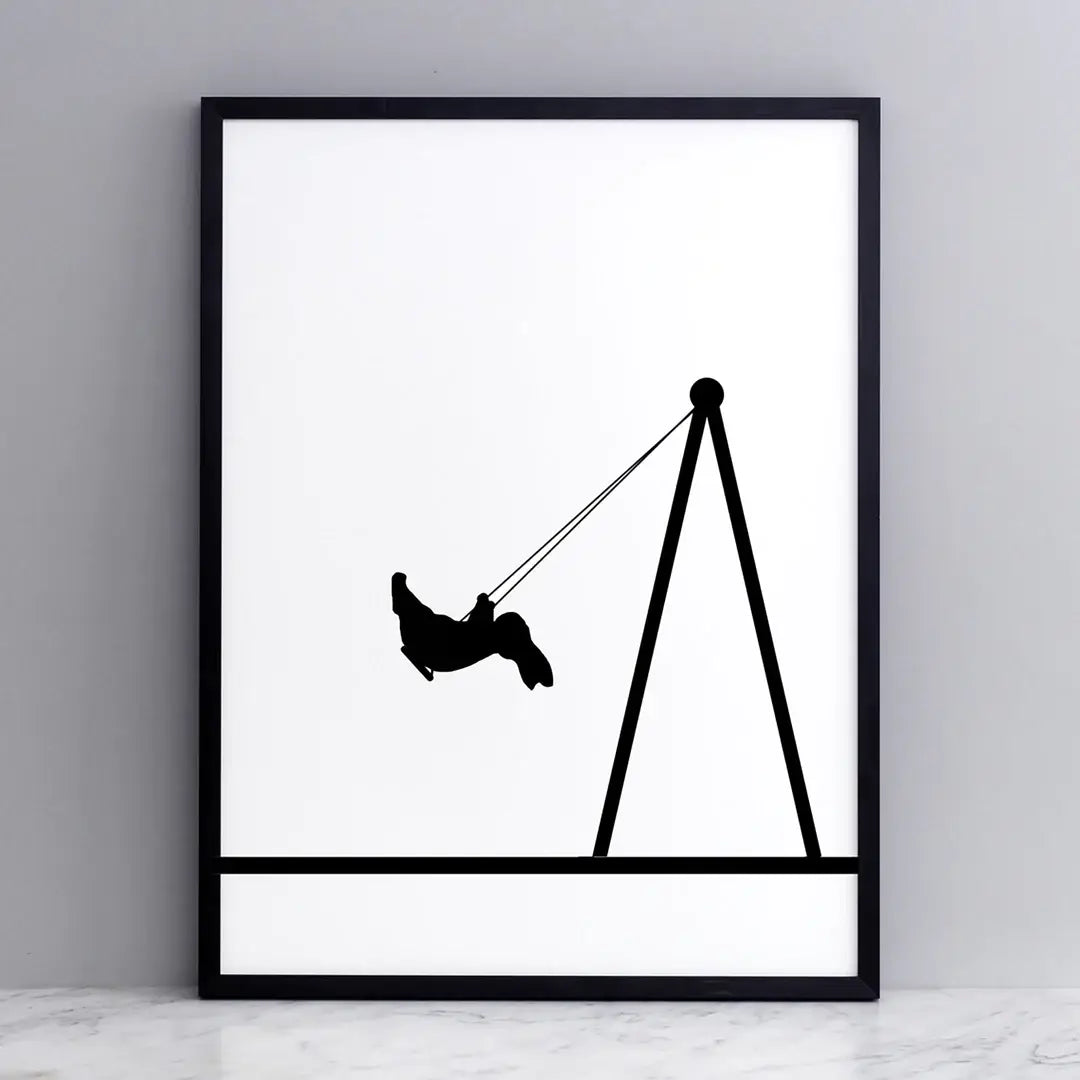 HAM - Swing Rabbit Print
