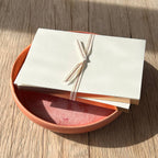 Wms&Co. Ivory Jotter Notebooks with Rose Gold Edging (Set of Two)