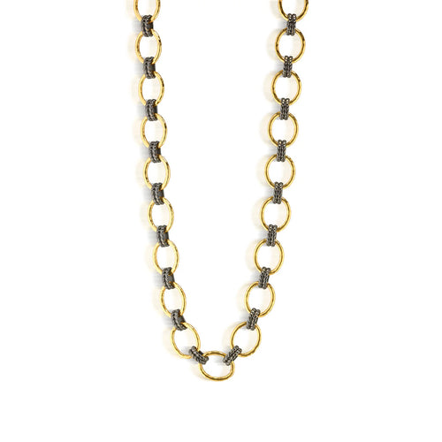 Capucine De Wulf Cleopatra Grande Link Necklace - Midnight