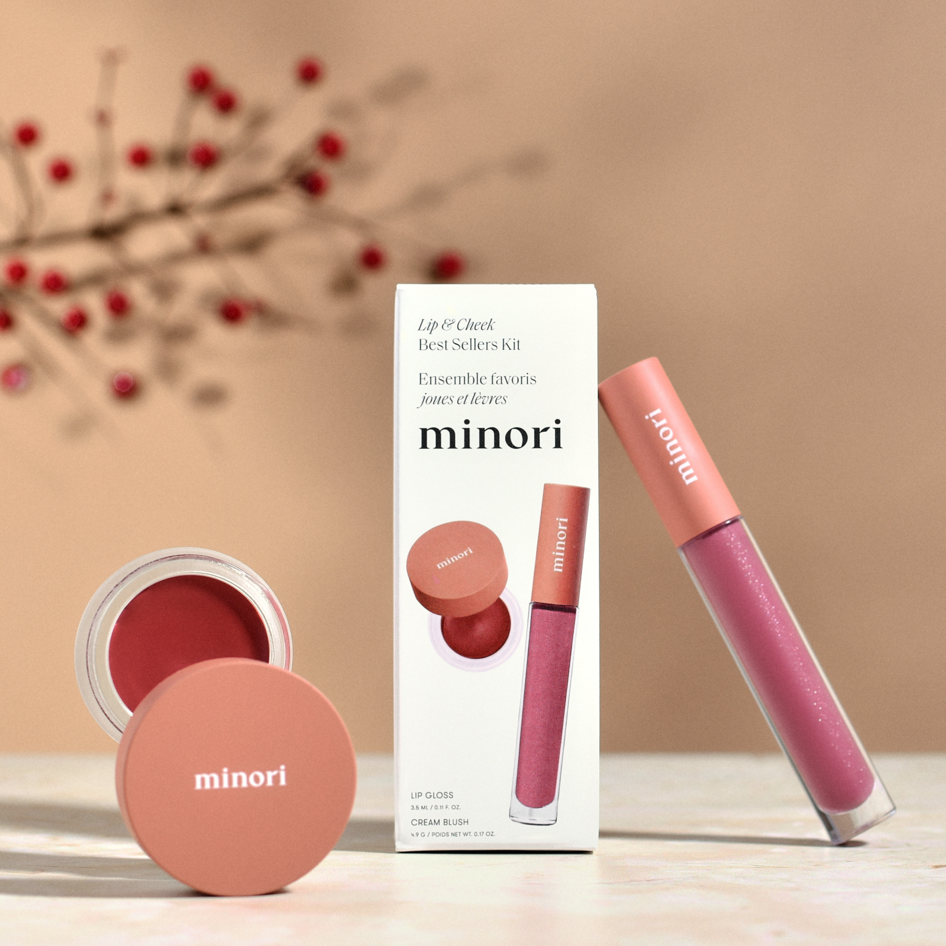 Minori - Lip & Cheek Best Sellers Kit