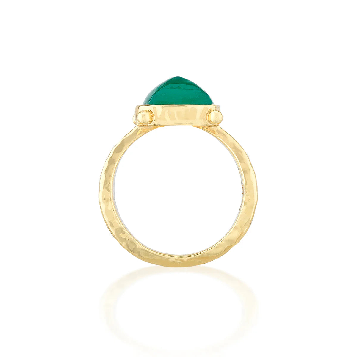 Capucine De Wulf Mystic Eye Gem Ring - Green Onyx