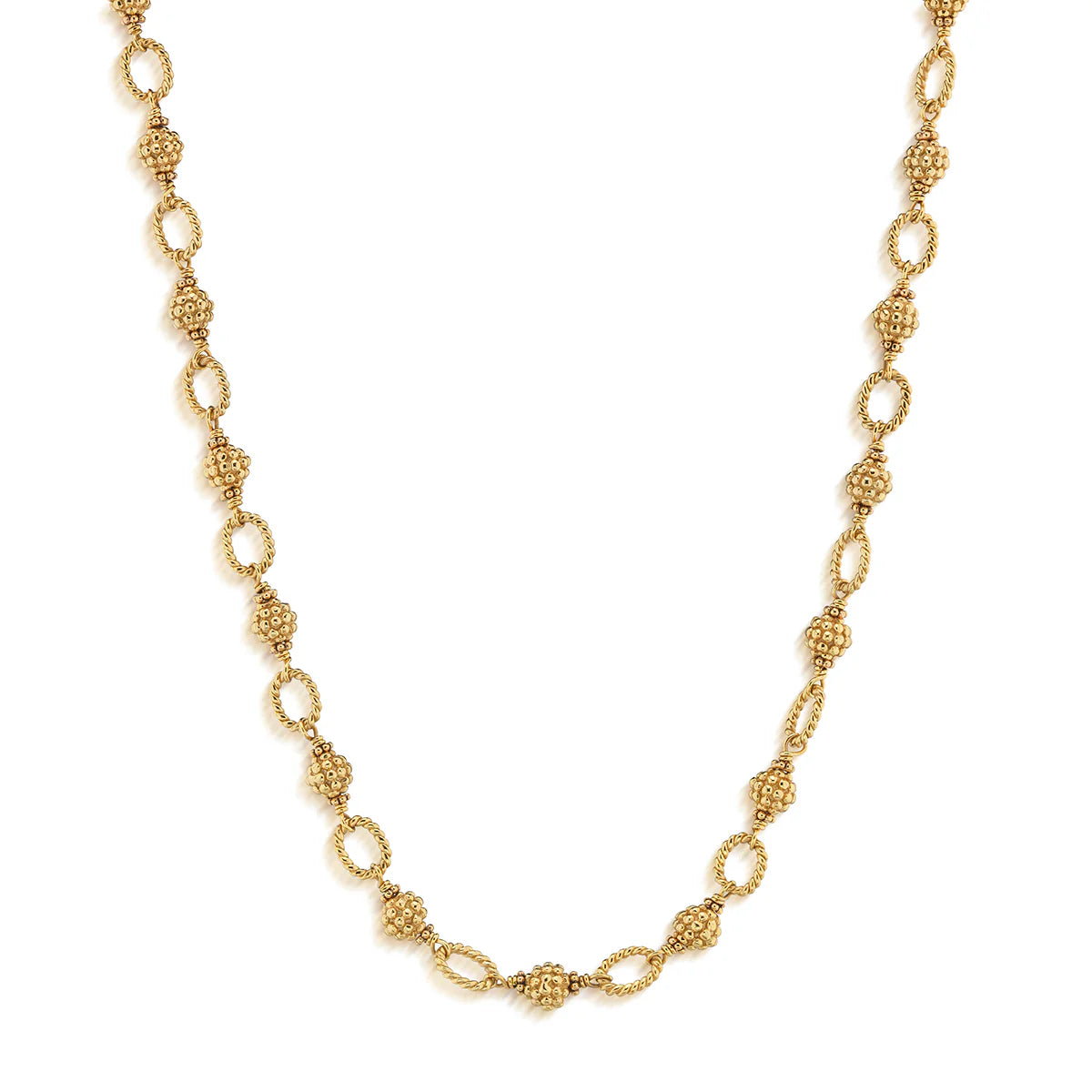 Capucine De Wulf Berry & Bead Chain, 18" - Gold
