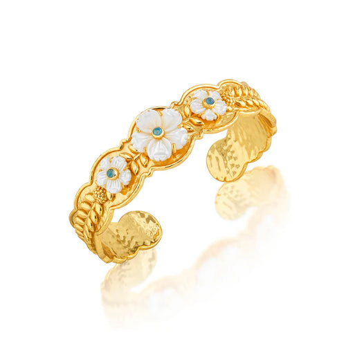 Capucine De Wulf Villandry Fleur Scalloped Cuff