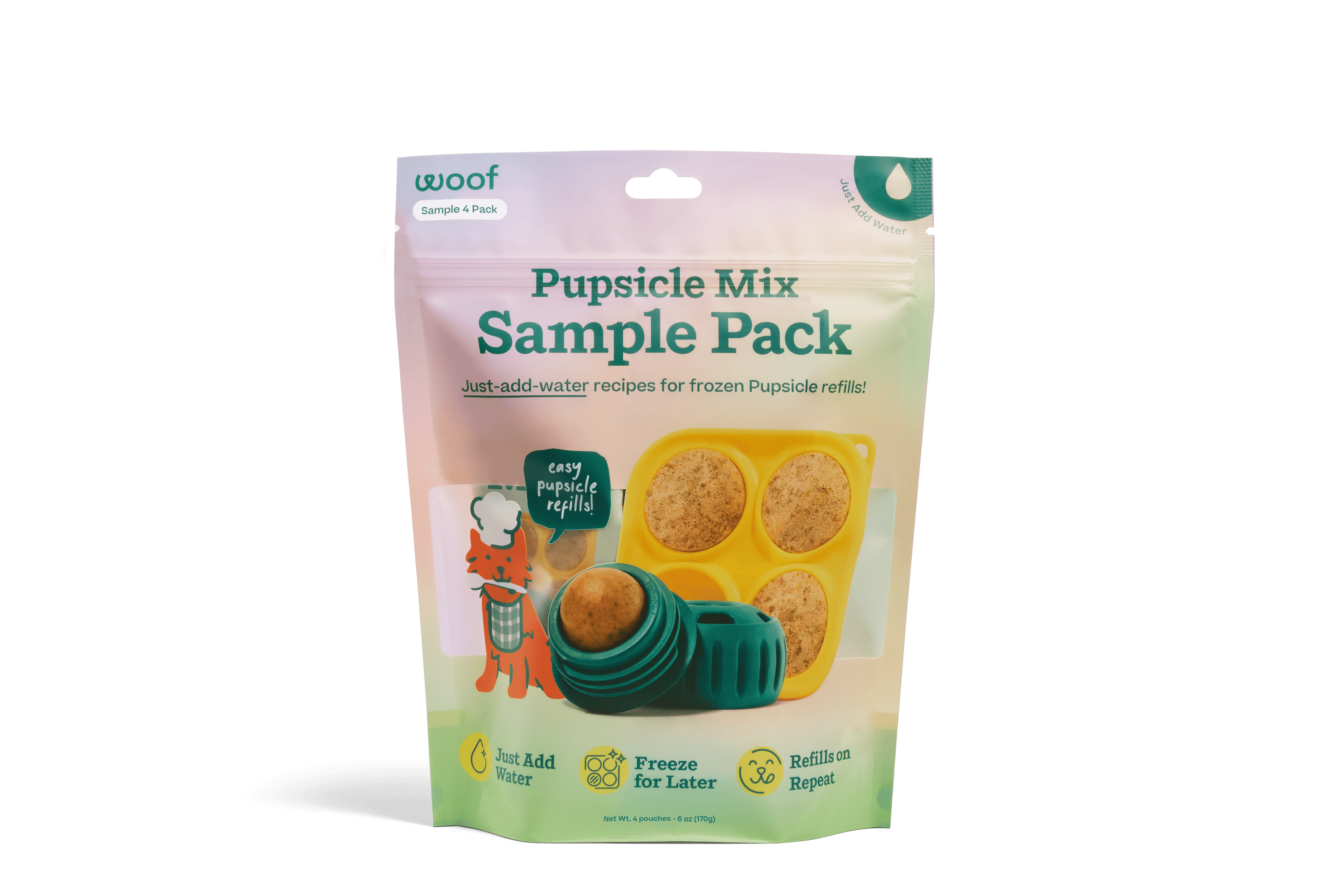 Woof - Pupsicle Treat Mix - 4 Pack Sampler
