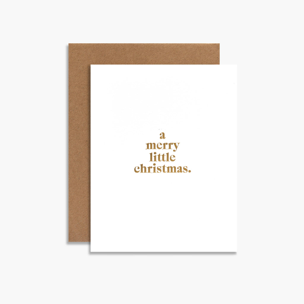 Souvenir Stationery - A Merry Little Christmas - Greeting Card
