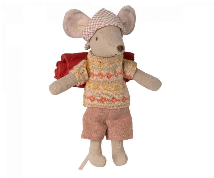 Maileg Hiker Mouse - Big sister