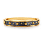 Capucine De Wulf Berry Classic Hinged Bangle - Gold/Midnight