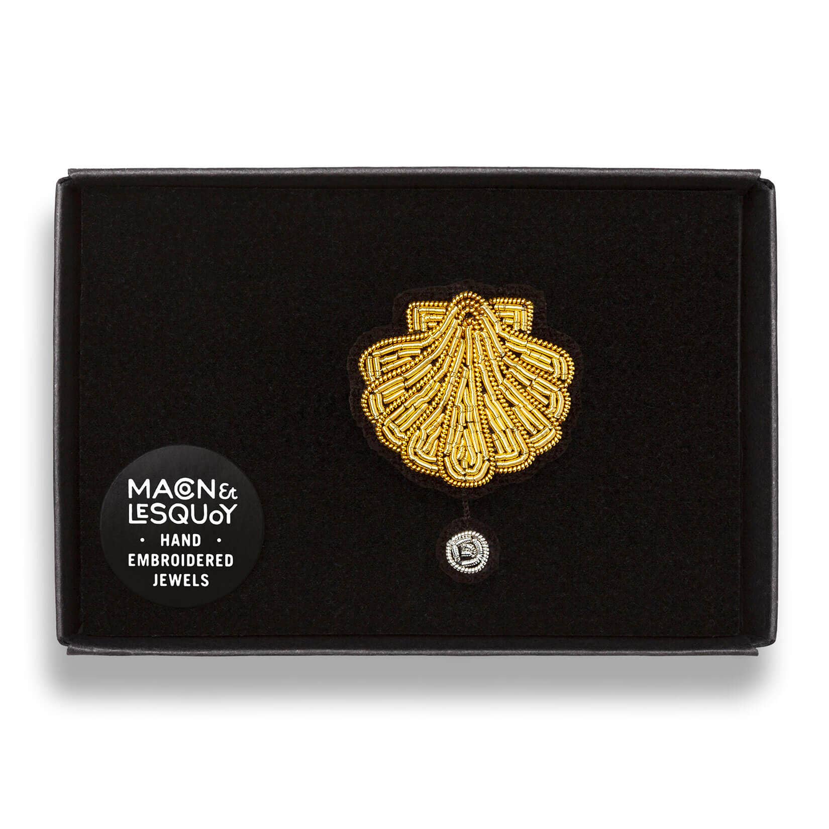 Macon & Lesquoy - Brooch - Scallop + Pearl