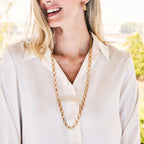 Capucine De Wulf Cleopatra 32" Small Link Necklace - Gold