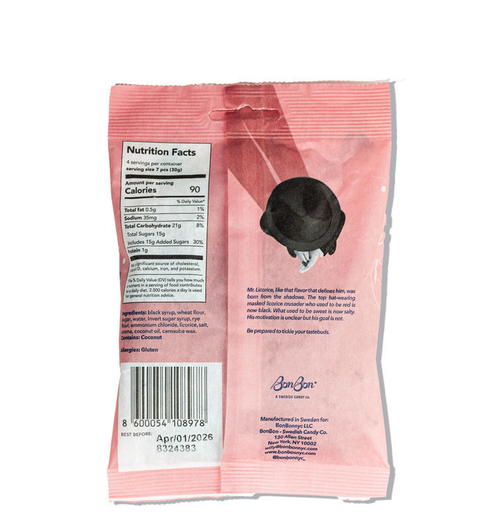BonBon NYC - Licorice Twist - Swedish Candy 4.2oz (120g)