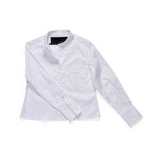 Load image into Gallery viewer, Claridge + King - The Crop in Crisp White: L

