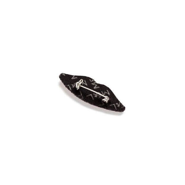 Macon & Lesquoy - Hand embroidered brooch - Small Mouth