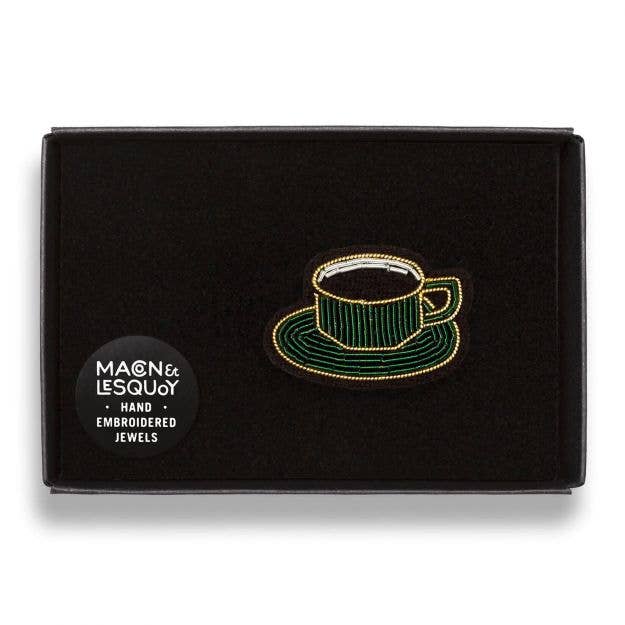 Macon & Lesquoy - Brooch - Cup of Coffee