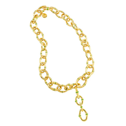 Capucine De Wulf Bangkok Bamboo Link Necklace