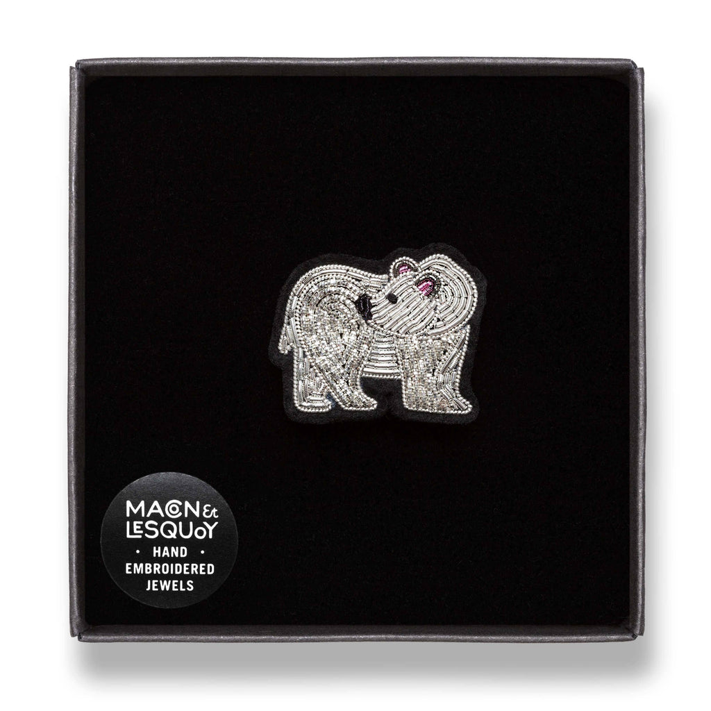 Macon & Lesquoy - Brooch - Polar Bear