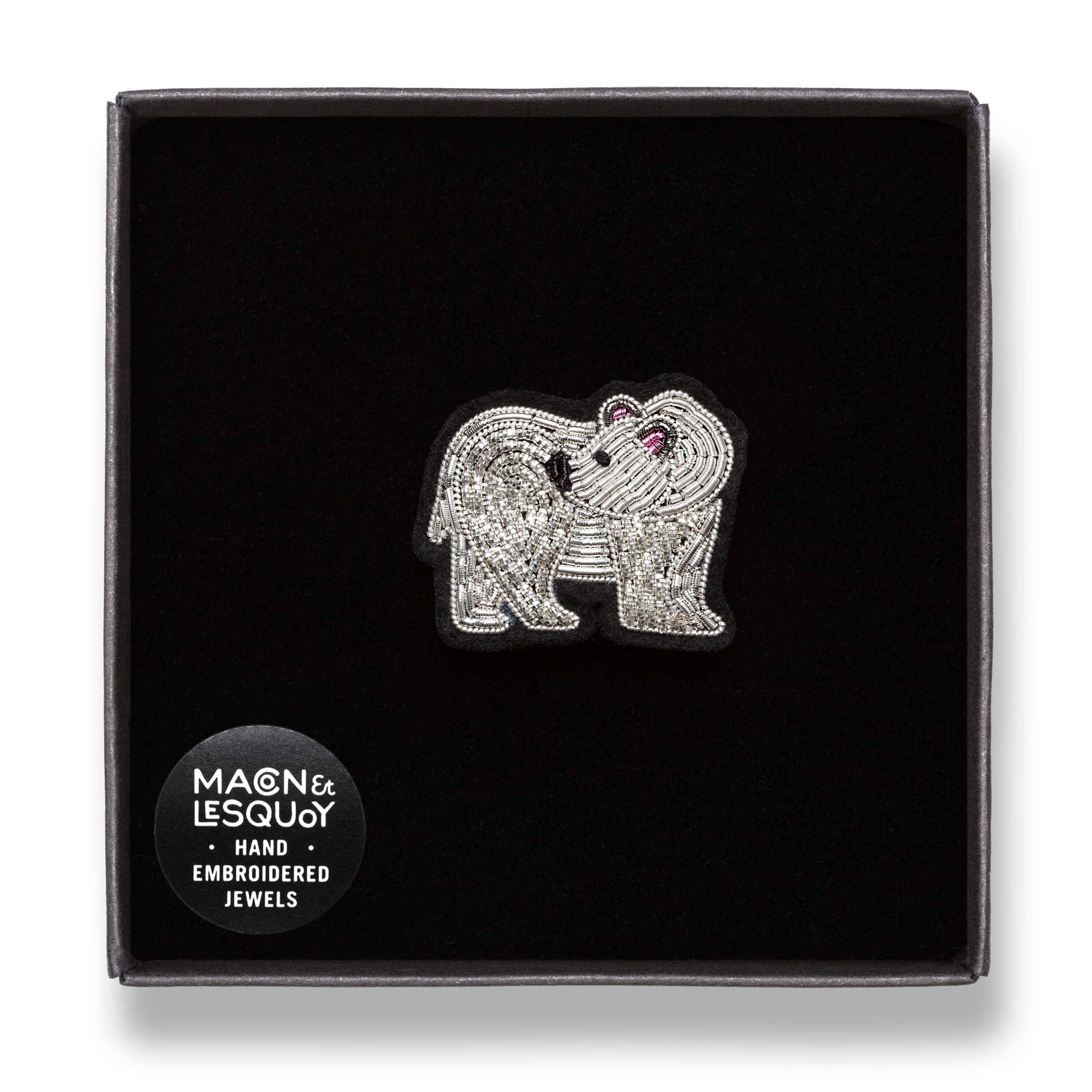 Macon & Lesquoy - Brooch - Polar Bear