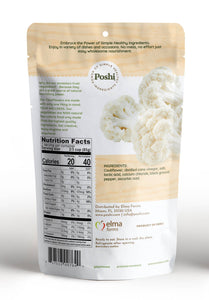 POSHI - Steamed & Marinated Cauliflower - Salt & Black Pepper 6oz