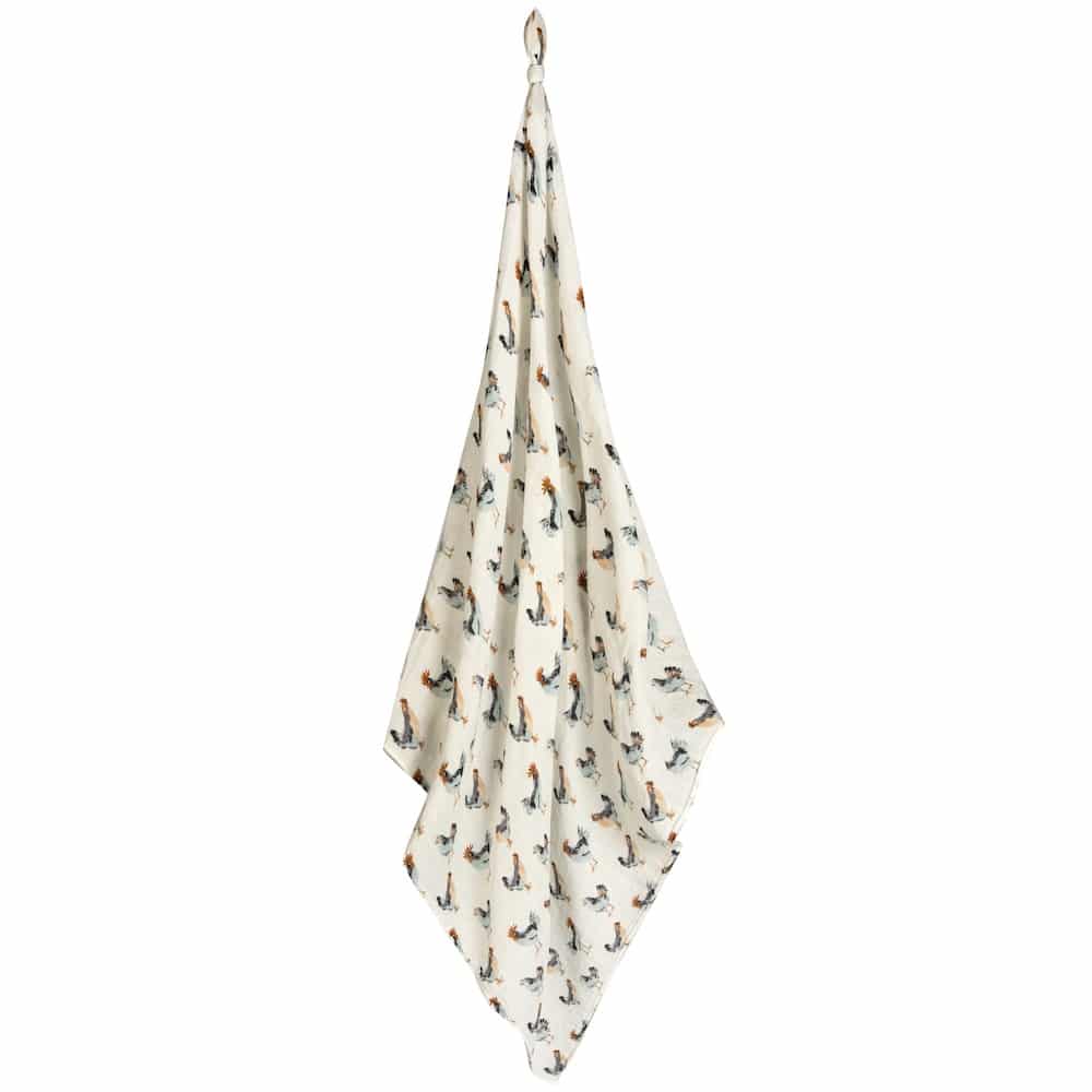 Milkbarn Organic Cotton Swaddle | Chicken