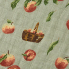 Milkbarn Organic Cotton Swaddle | Apple Orchard