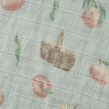Load image into Gallery viewer, Milkbarn Organic Cotton Swaddle | Apple Orchard
