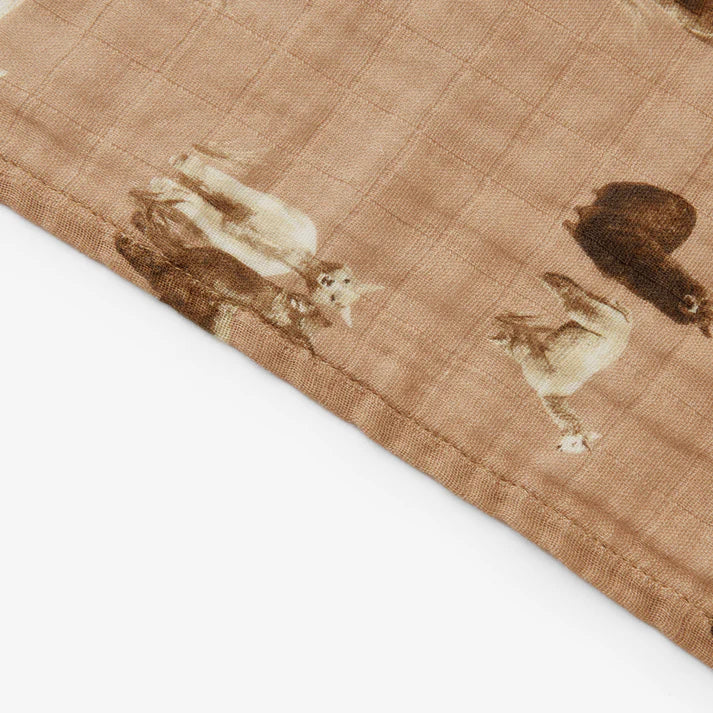 Milkbarn Organic Cotton Swaddle | Alpaca