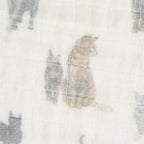 Milkbarn Organic Cotton Swaddle | Cat